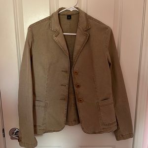 Khaki Oversized Max Mara Blazer